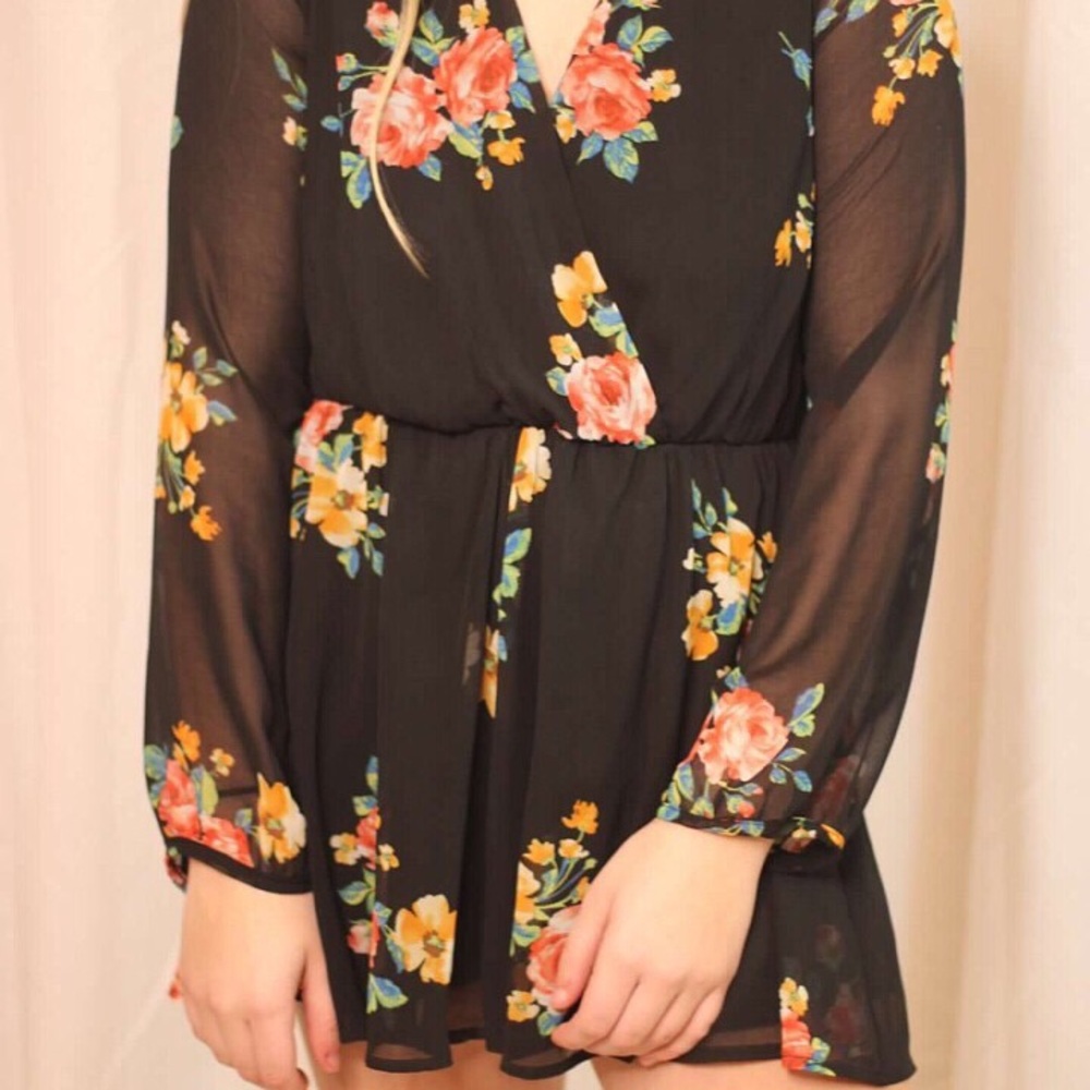 Dress Up Black Romper